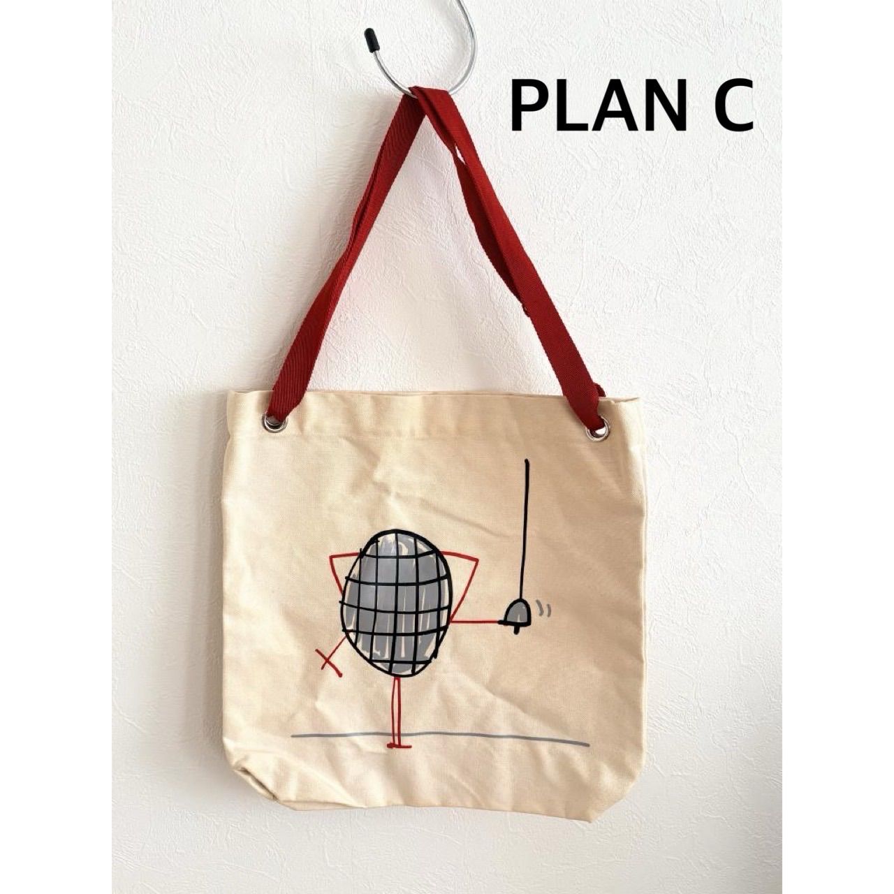 PLAN C プランシー 2way エコトートバッグ PLAN C プランシー 2WAYキャンバストートバッグ トート お出掛け