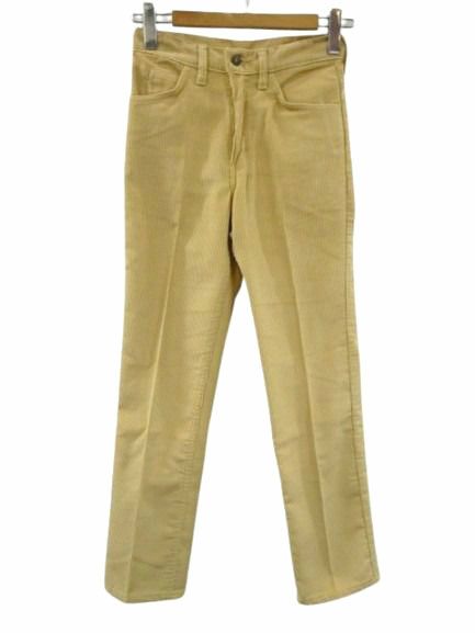 リーバイス Levi's 70s スタプレ STA-PREST コーデュロイパンツ スリム ビッグE ヴィンテージ ベージュ