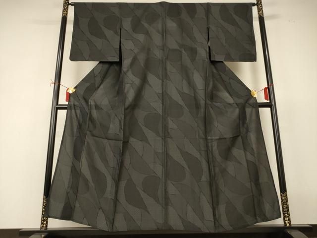 平和屋着物*夏物 お召 風通紗 幾何学文様 正絹 逸品 AABJ2468jd 平和屋着物*夏物 お召 風通紗 幾何学文様 正絹 逸品 AABJ2468jd