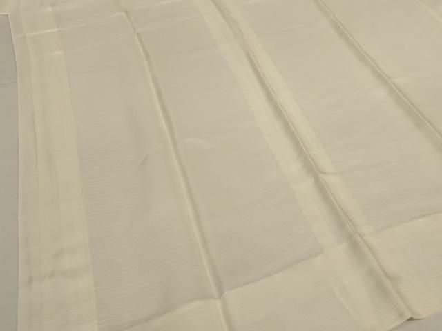 平和屋着物＊夏物　長襦袢　絽　鳥の子色　正絹　逸品　AABJ2469jd