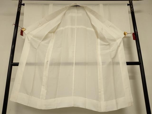平和屋着物＊夏物　長襦袢　絽　鳥の子色　正絹　逸品　AABJ2469jd