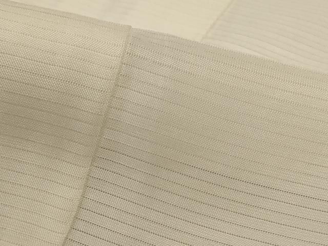 平和屋着物＊夏物　長襦袢　絽　鳥の子色　正絹　逸品　AABJ2469jd