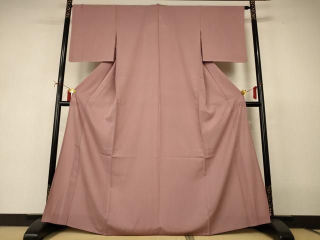 平和屋着物*夏物 色無地 絽 梅染色 正絹 逸品 AABJ2478jd