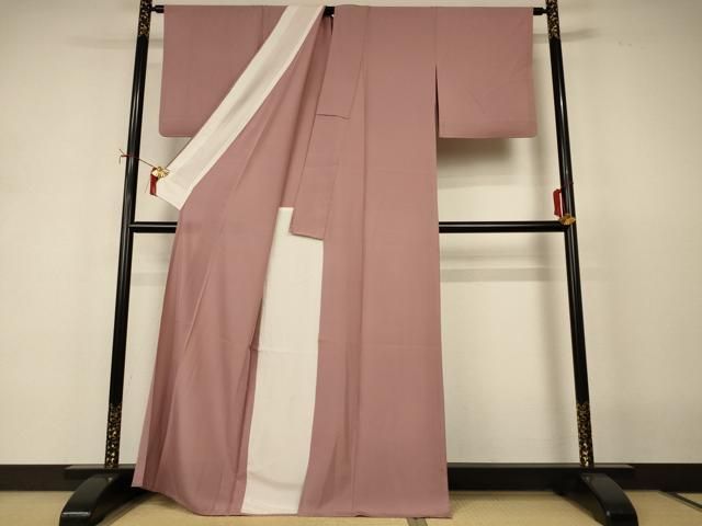 平和屋着物*夏物 色無地 絽 梅染色 正絹 逸品 AABJ2478jd 平和屋着物*夏物 色無地 絽 梅染色 正絹 逸品 AABJ2478jd