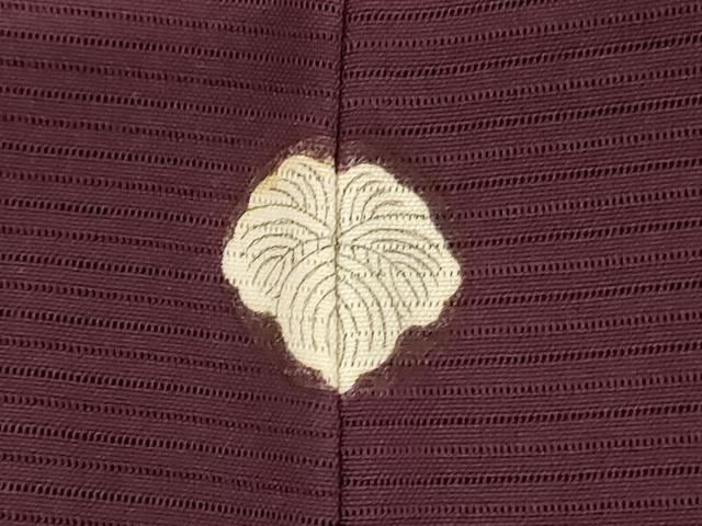 平和屋着物＊夏物　色無地　絽　黒鳶色　正絹　逸品　AABJ2485jd