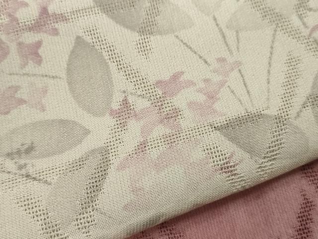 平和屋着物*夏物 訪問着 籬紋紗 雲取り草花文 正絹 逸品 CABH7640ze 平和屋着物*夏物 訪問着 籬紋紗 雲取り草花文 正絹 逸品 CABH7640ze