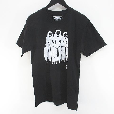 ネイバーフッド NEIGHBORHOOD ゴーストプリントTシャツ Tシャツ カットソー S 黒系 ブラック プリント 総柄