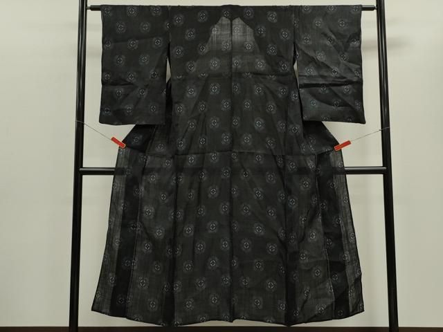 平和屋着物*夏物 重要無形文化財 本場宮古上布 吉祥丸文 苧麻 逸品 CABH7644ze 平和屋着物*夏物 重要無形文化財 本場宮古上布 吉祥丸文 苧麻 逸品 CABH7644ze