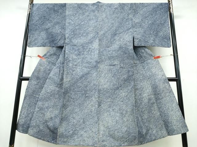 平和屋着物∴夏物　男性　浴衣　有松鳴海絞り　三浦絞り　綿　逸品　CABH1433ng 平和屋着物∴夏物 男性 浴衣 有松鳴海絞り 三浦絞り 綿 逸品 CABH1433ng