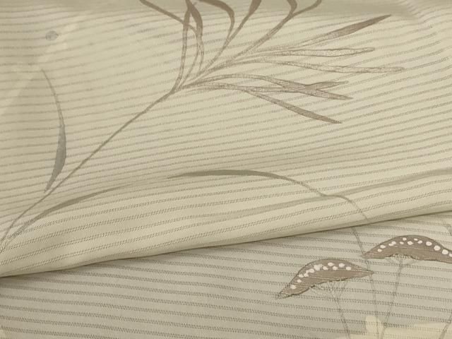 平和屋着物*夏物 訪問着 絽 草花文 暈し染め 銀彩 正絹 逸品 AABJ3363jd 平和屋着物*夏物 訪問着 絽 草花文 暈し染め 銀彩 正絹 逸品 AABJ3363jd