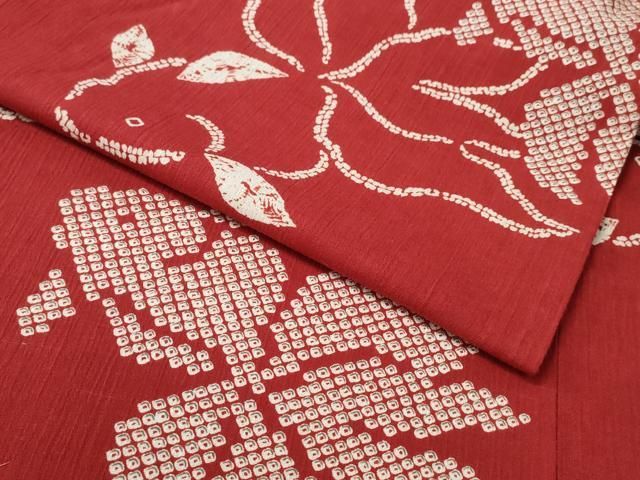 平和屋着物∴夏物　撫松庵　浴衣　金魚　綿　逸品　CABH1472ng