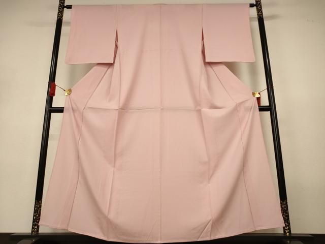 平和屋着物*夏物 色無地 絽 洗柿色 正絹 逸品 AABJ3365jd