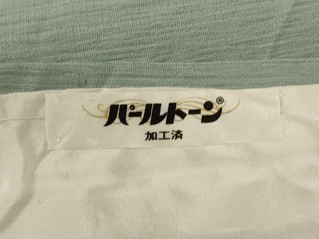 平和屋着物＊夏物　訪問着　紗紬　刺繍　立波舞鳥文　金糸　正絹　逸品　AABJ3368jd