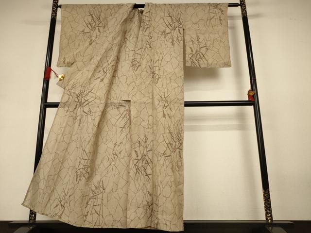 平和屋着物*夏物 小千谷ちぢみ 草花文 麻 逸品 AABJ3380jd 平和屋着物*夏物 小千谷ちぢみ 草花文 麻 逸品 AABJ3380jd