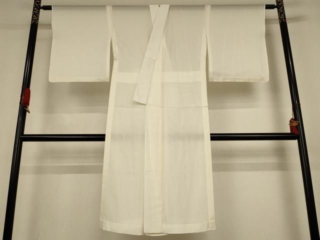 平和屋着物＊夏物　長襦袢　絽　鳥の子色　正絹　逸品　AABJ3381jd