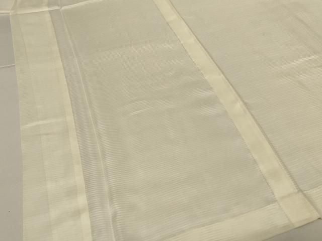 平和屋着物＊夏物　長襦袢　絽　鳥の子色　正絹　逸品　AABJ3381jd