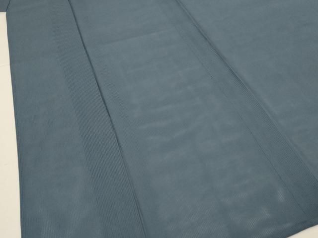 平和屋着物*夏物 色無地 縦絽 錆鉄御納戸色 正絹 逸品 AABJ3384jd 平和屋着物*夏物 色無地 縦絽 錆鉄御納戸色 正絹 逸品 AABJ3384jd
