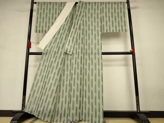 平和屋着物＊夏物　本場琉球　夏琉球　反端付き　正絹　逸品　AABJ3398jd