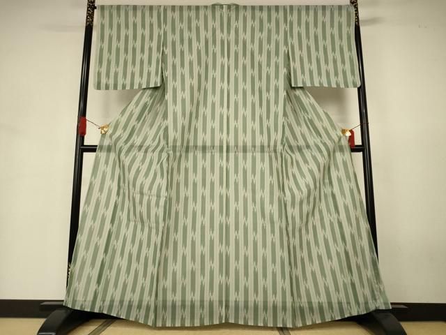 平和屋着物＊夏物　本場琉球　夏琉球　反端付き　正絹　逸品　AABJ3398jd