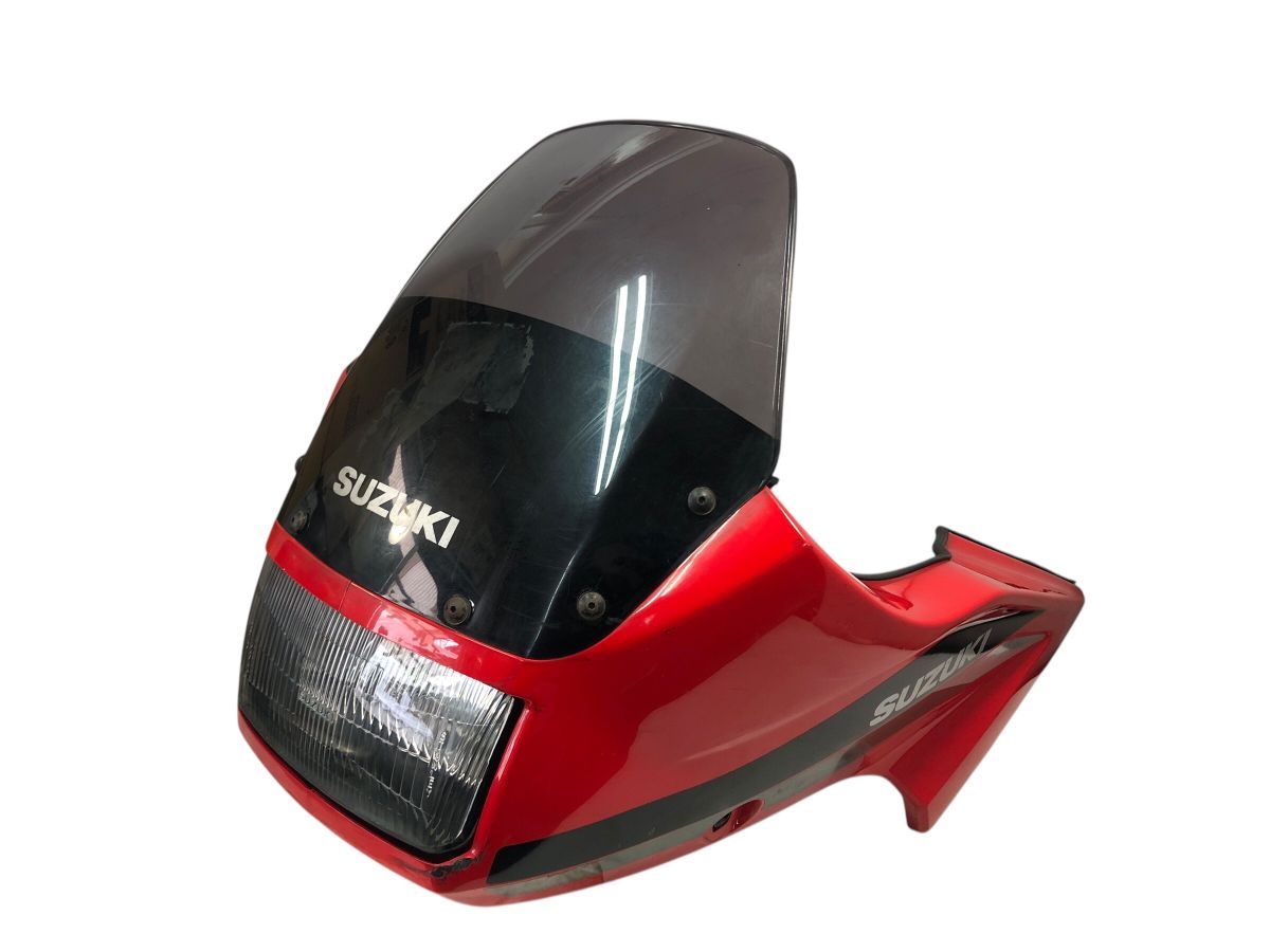 SUZUKI　GF250S　GJ71C　アッパーカウル　ヘッドライト　ステー　セット　点灯OK　組み換え　S仕様にも（中古）TO-N3404