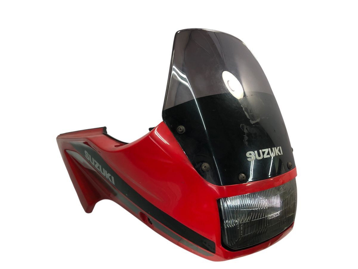 SUZUKI GF250S GJ71C アッパーカウル ヘッドライト ステー セット 点灯OK 組み換え S仕様にも(中古)TO-N3404 SUZUKI GF250S GJ71C アッパーカウル ヘッドライト ステー セット 点灯OK 組み換え S仕様にも(中古)TO-N3404