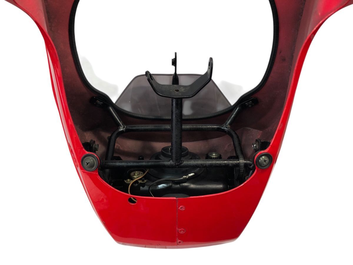 SUZUKI GF250S GJ71C アッパーカウル ヘッドライト ステー セット 点灯OK 組み換え S仕様にも(中古)TO-N3404 SUZUKI GF250S GJ71C アッパーカウル ヘッドライト ステー セット 点灯OK 組み換え S仕様にも(中古)TO-N3404