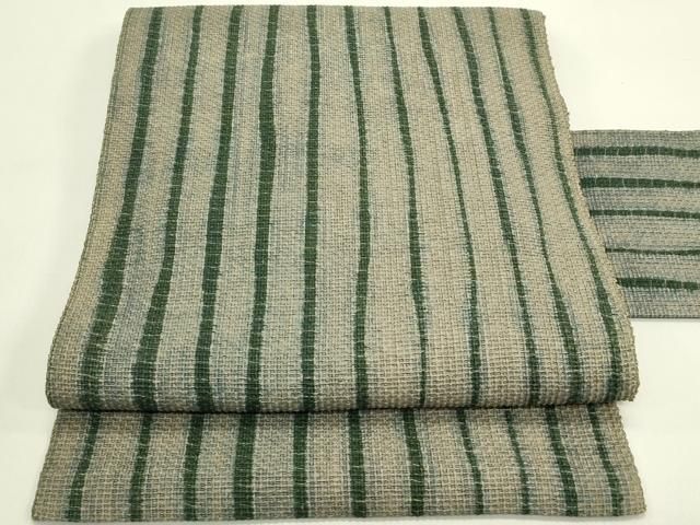 平和屋着物＊夏物　八寸名古屋帯　間道　さが美扱い　正絹　逸品　未使用　CABH5855rv