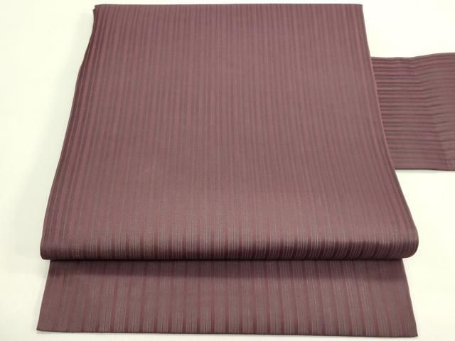 平和屋着物＊夏物　九寸名古屋帯　間道　正絹　逸品　未使用　CABH5856rv