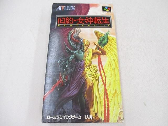 中古品 ゲーム スーパーファミコン ソフト 旧約・女神転生 箱説付き