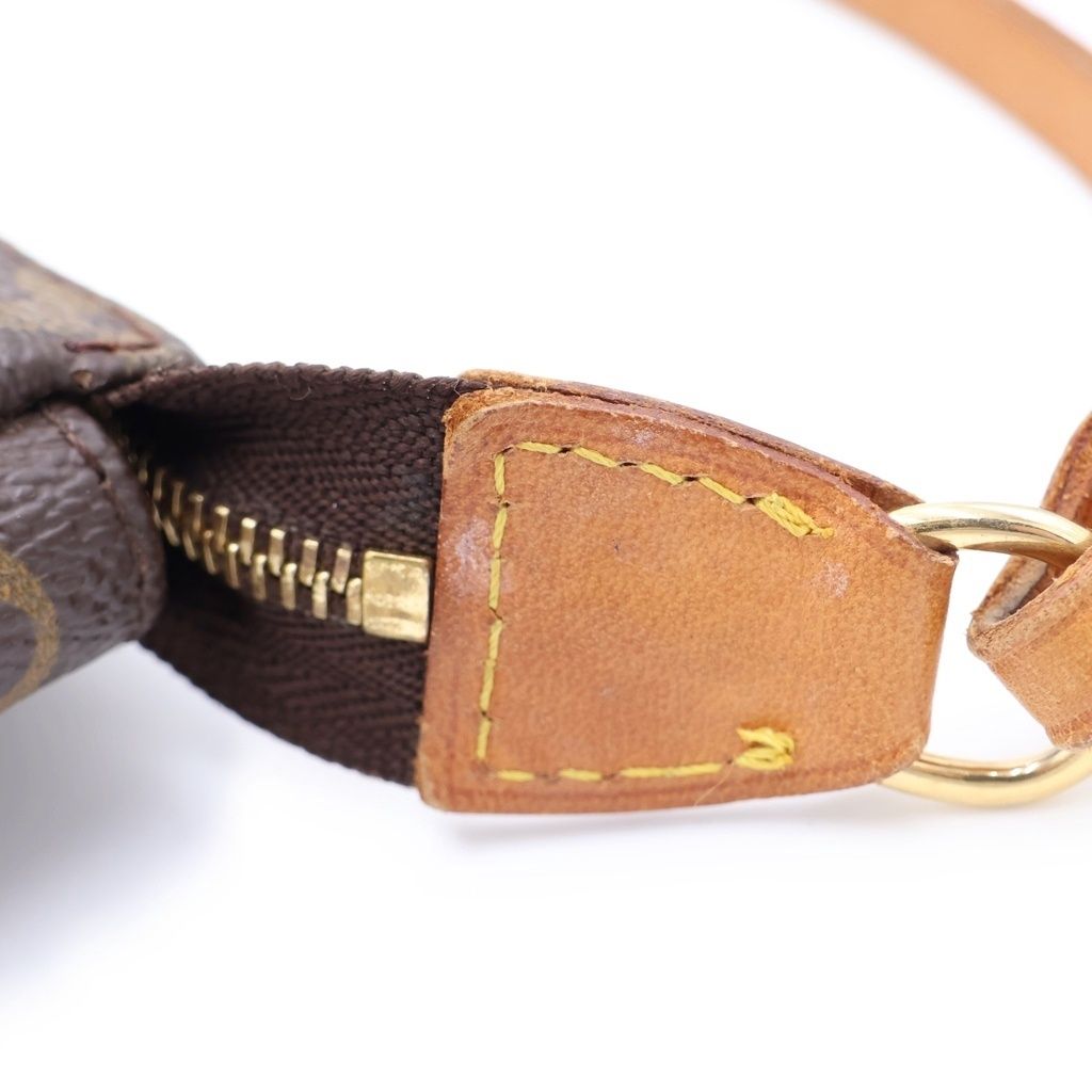 LOUIS VUITTON (ルイヴィトン) モノグラム グラフィティ ポシェット・アクセソワール ブラウン/ホワイト PVC ハンドバッグ