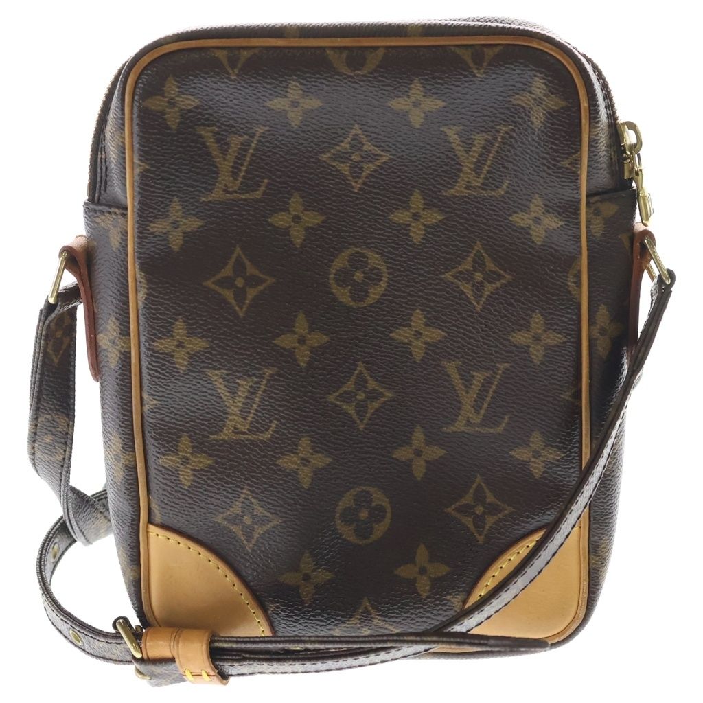 LOUIS VUITTON (ルイヴィトン) モノグラム アマゾン ショルダーバッグ ミニバッグ ブラウン レザー×PVC M45236 ゴールド金具