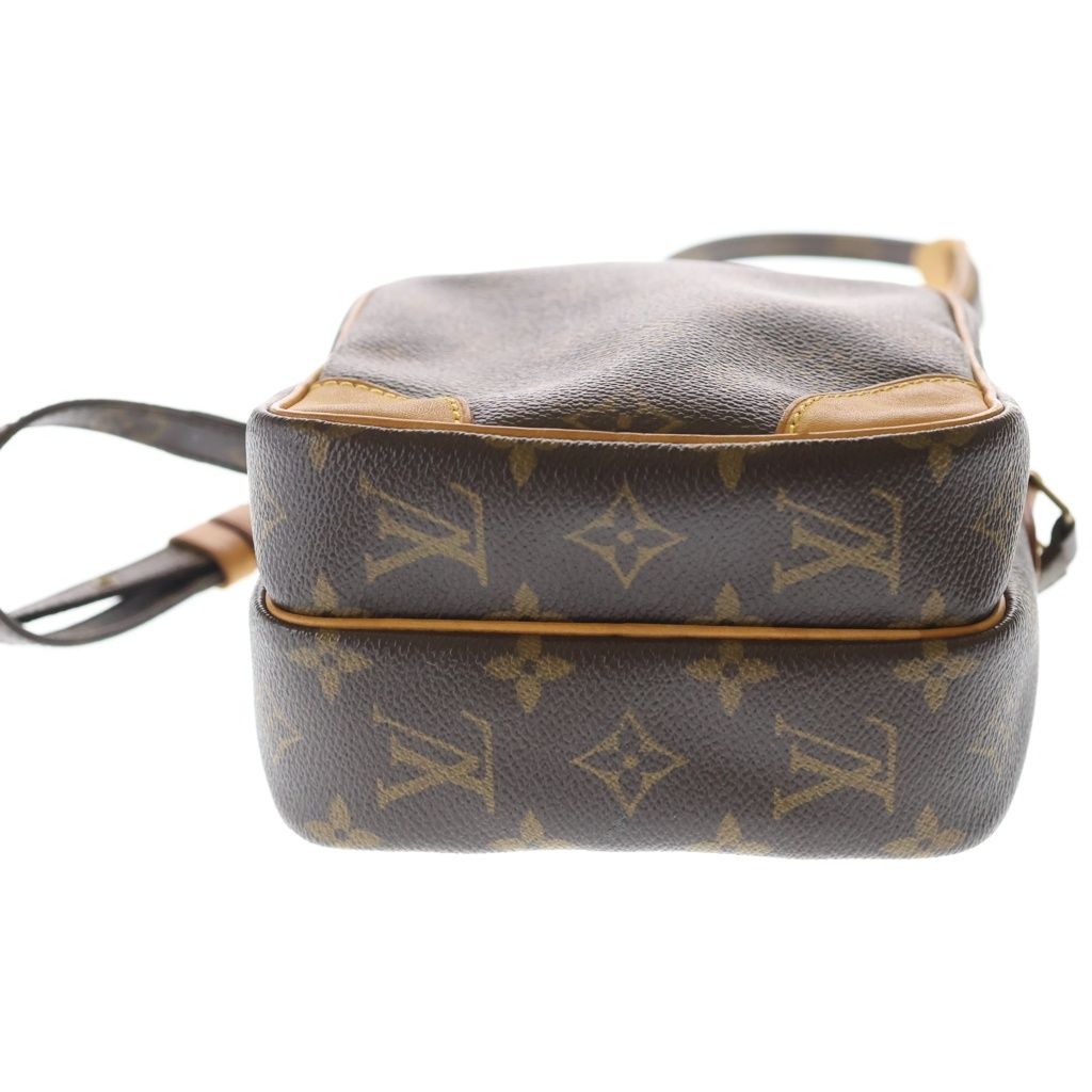 LOUIS VUITTON (ルイヴィトン) モノグラム アマゾン ショルダーバッグ ミニバッグ ブラウン レザー×PVC M45236 ゴールド金具