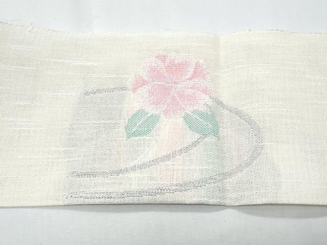 平和屋着物*夏物 八寸名古屋帯 草花文 CABH8095fb 平和屋着物*夏物 八寸名古屋帯 草花文 CABH8095fb