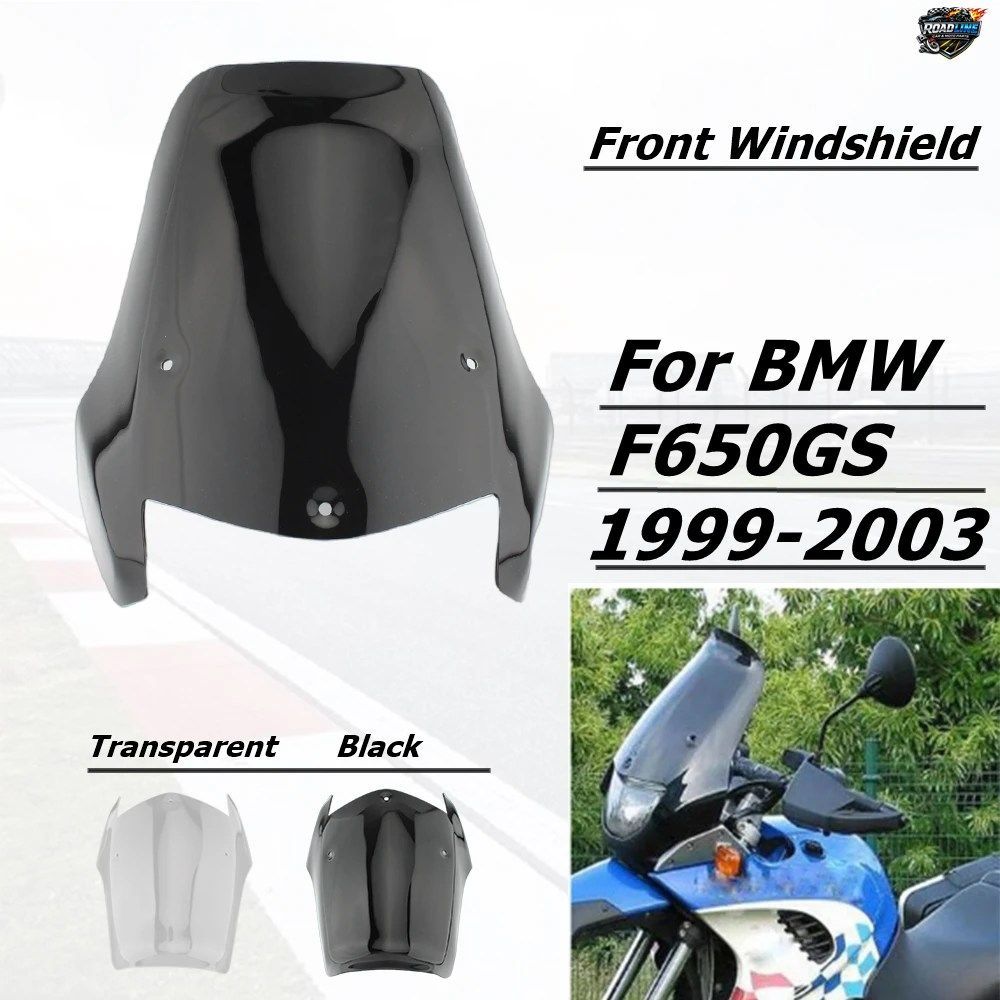 BMW F650 F650GS 1999 -2003用モーターサイクルウインドシールド、ウインドスクリーン、ウインドシールドスクリーン、ディフレクター、ブラ