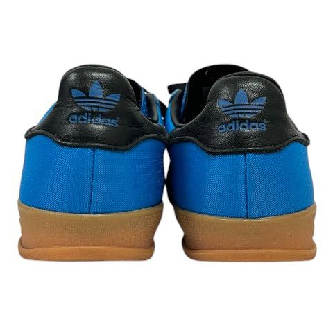 アディダス adidas 029002 スニーカー シューズ ガゼル ローカット ライン ロゴ 24.0 青 ブルー