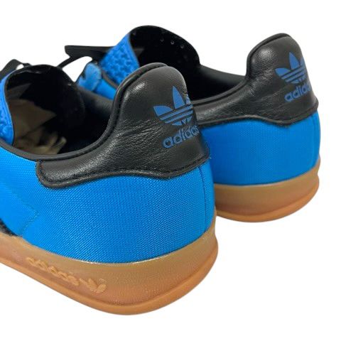 アディダス adidas 029002 スニーカー シューズ ガゼル ローカット ライン ロゴ 24.0 青 ブルー