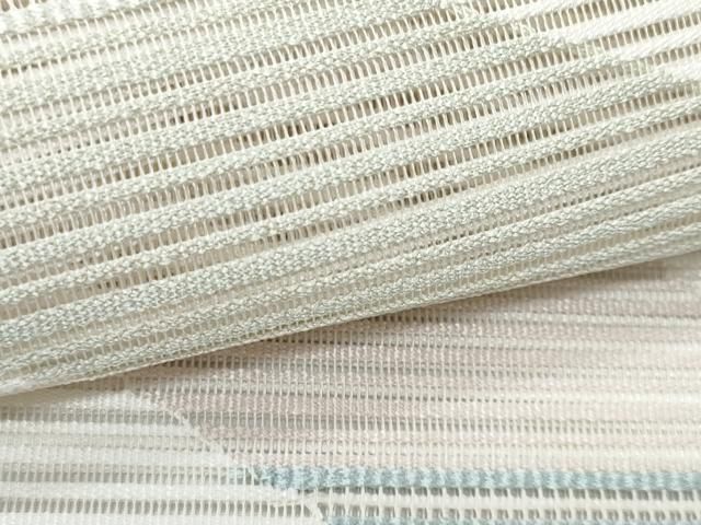 平和屋着物＊夏物　八寸名古屋帯　絽綴れ　幾何学文様　正絹　逸品　CABH8102fb