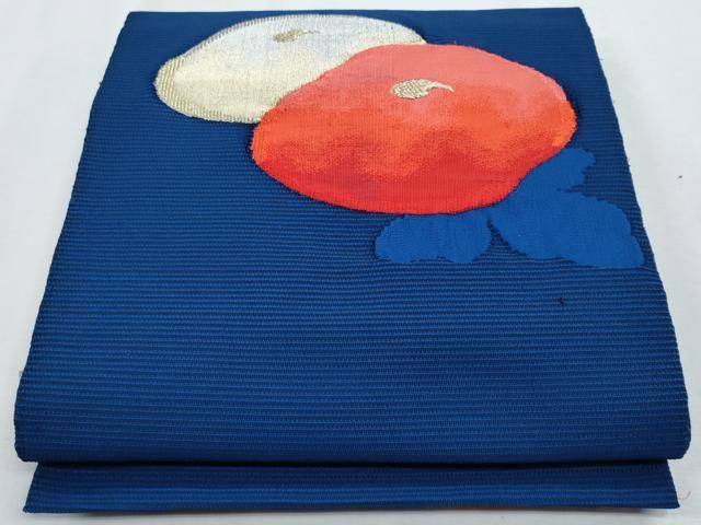 平和屋着物＊夏物　八寸名古屋帯　絽綴れ　万寿菊　金銀糸　正絹　逸品　CABH8124fb