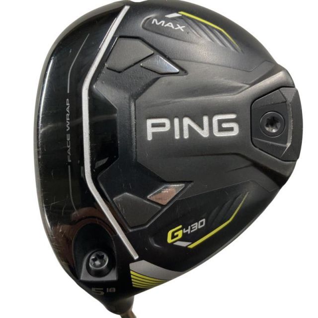 【中古】 ピン G430 MAX 5W レフティ フェアウェイウッド FW ALTA J CB BLACK(FW) (フレックスS) メンズ 男性用 左利き レフティ 左用 Cランク ゴルフクラブ