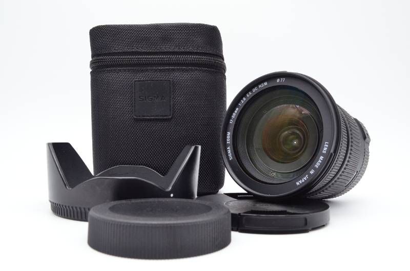 【動作品】SIGMA 17-50mm F2.8 EX DC HSM Sony Minolta Aマウント 大口径標準ズーム