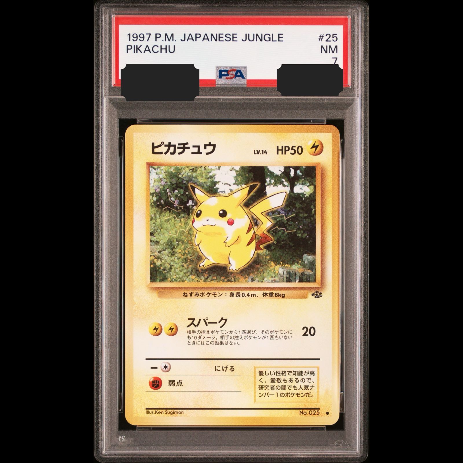 ポケカー旧裏ピカチュウPSA7 ポケカー旧裏ピカチュウPSA7 ピカチュウEX