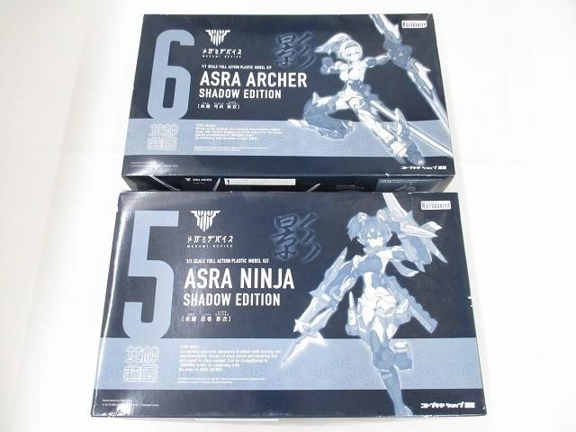 未組立 プラモデル コトブキヤ 1/1 メガミデバイス 朱羅 忍者 影衣、朱羅 弓兵 影衣 コトブキヤショップ限定 2点セット