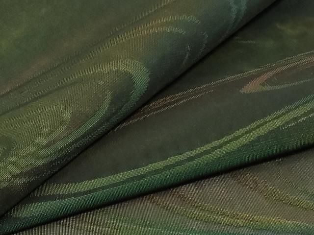 平和屋着物＊夏物　小紋　紗　流水文　正絹　逸品　AABJ6395jd