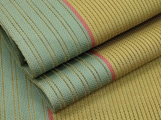 平和屋着物＊夏物　八寸名古屋帯　間道　正絹　逸品　CABH5922rv