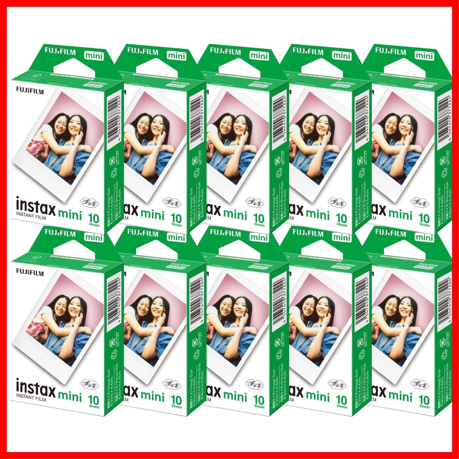 【数量限定】チェキ用フィルム JP1_10個セット(100枚) 富士フイルム INSTAXMINIJP1×10 FUJIFILM