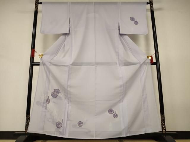平和屋着物＊夏物　訪問着　絽　壺　金彩　洗える着物　AABJ6423jd