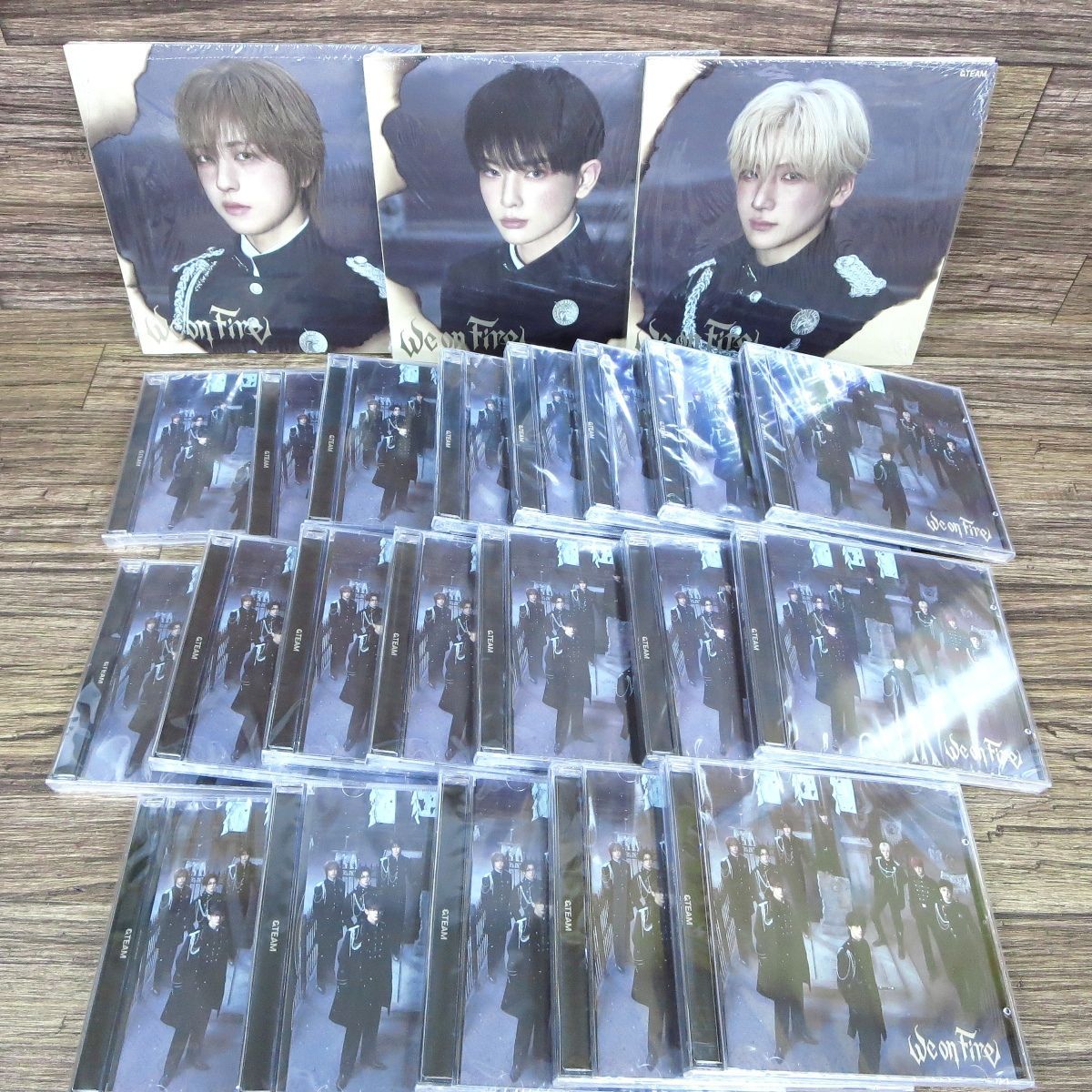 ☆エンティーム &TEAM We on Fire 未開封CD 封入トレカ 特典トレカ