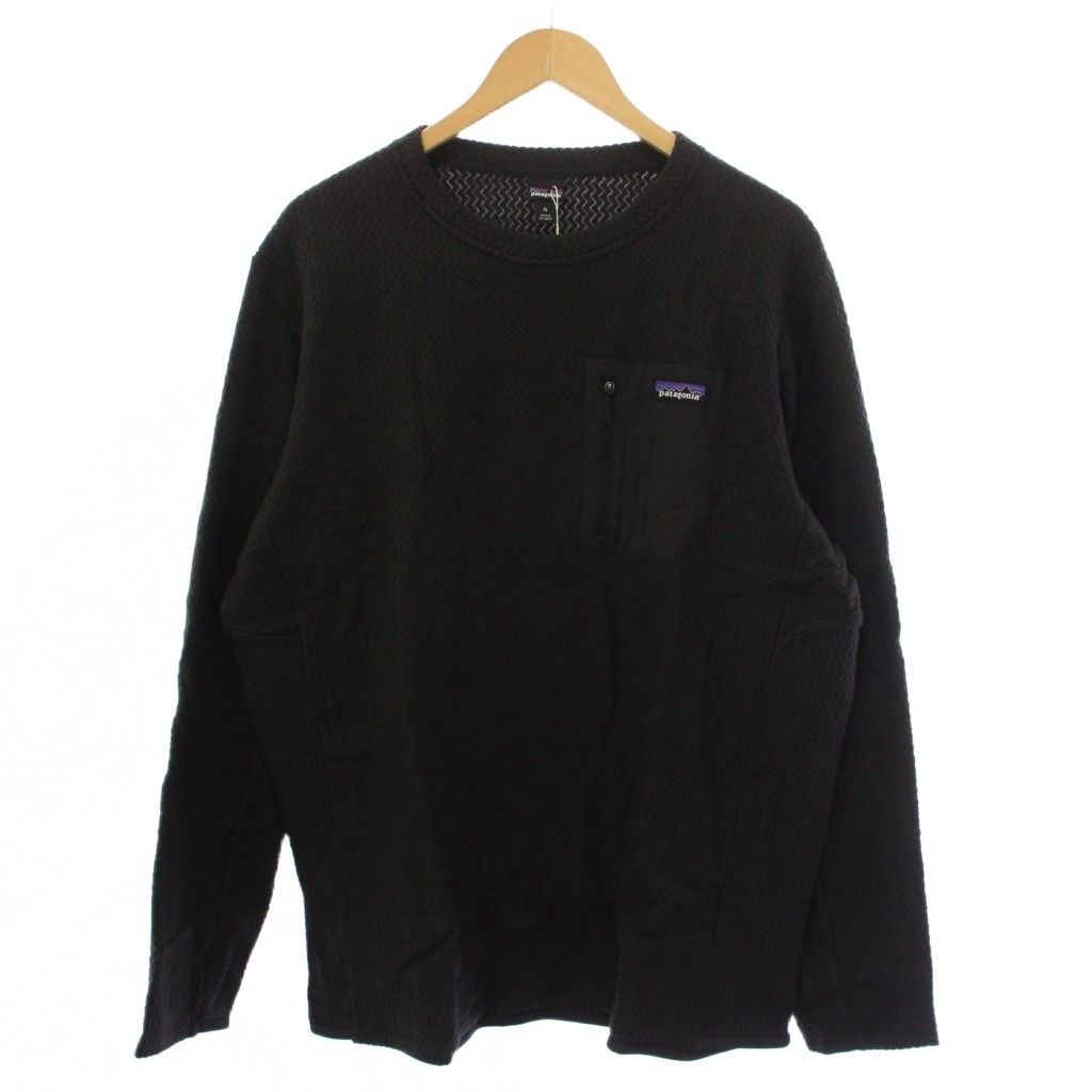 パタゴニア Patagonia R1 エア・クルー スウェット トレーナー プルオーバー 長袖 XL 黒 40235 /BM