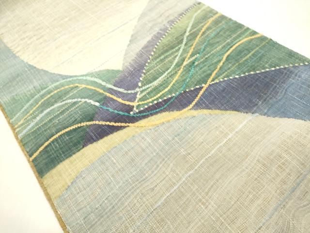 平和屋着物▽太鼓柄袋帯 スリーシーズン 春夏秋 すくい織 流水文 正絹 逸品 DABH1776cd 平和屋着物▽太鼓柄袋帯 スリーシーズン 春夏秋 すくい織 流水文 正絹 逸品 DABH1776cd