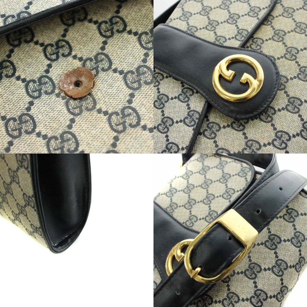グッチ GUCCI GGスプリーム インターロッキング ショルダーバッグ 